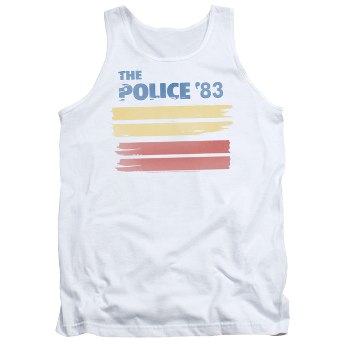 The Police 83 Mens Tank Top Shirt White