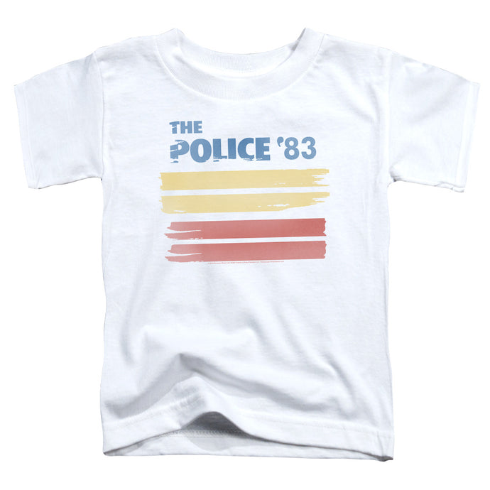 The Police 83 Toddler Kids Youth T Shirt White