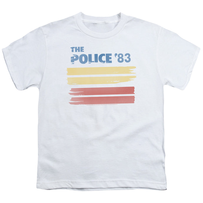 The Police 83 Kids Youth T Shirt White