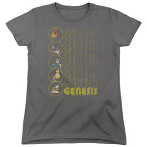Genesis The Carpet Crawlers Womens T Shirt Charcoal