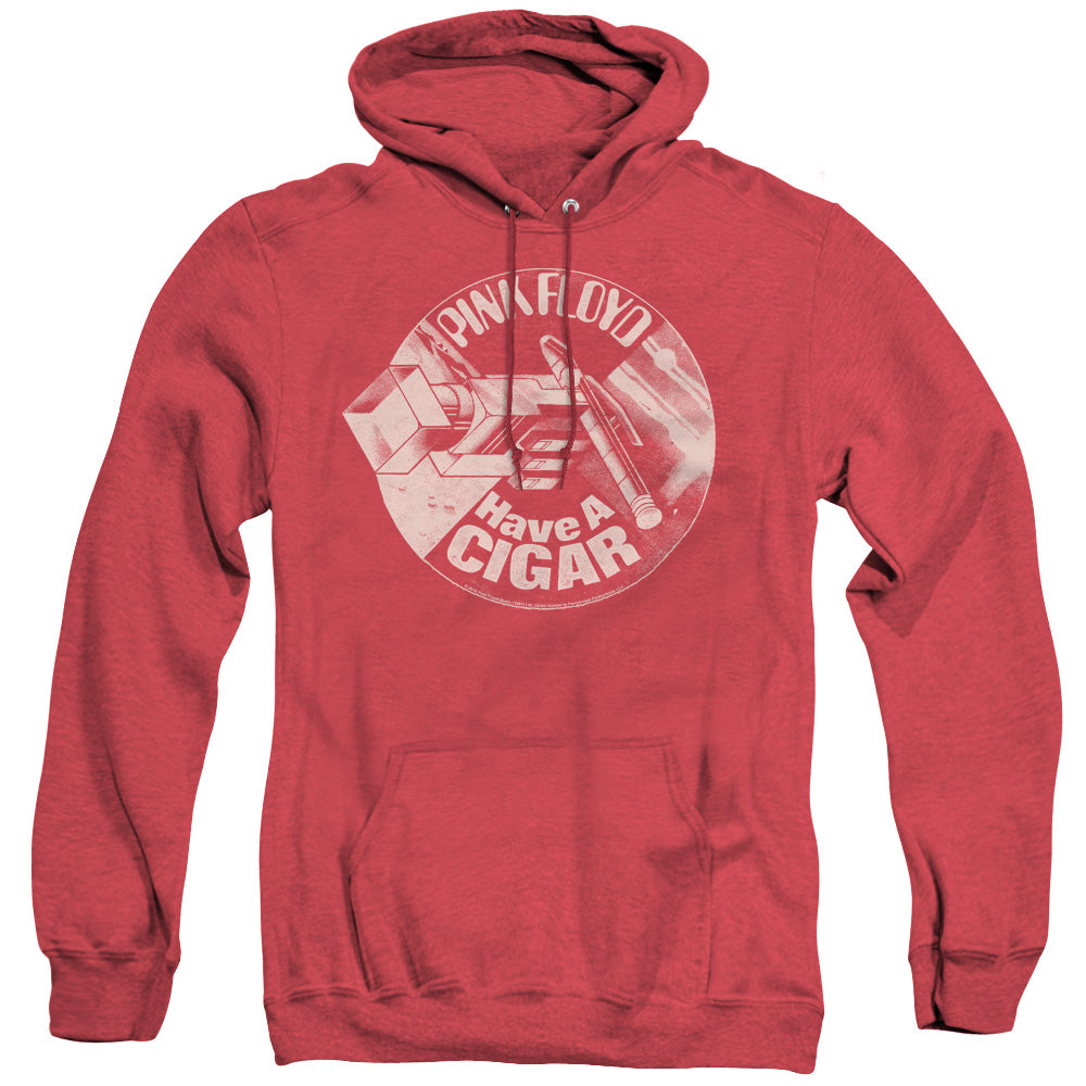 Pink Floyd Just A Cigar Mens Heather Hoodie Red Officially Licensed