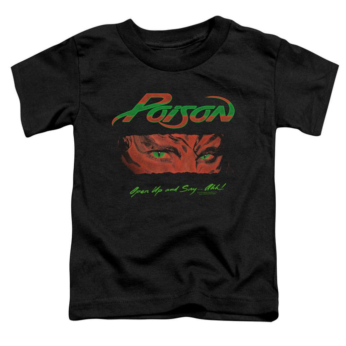 Poison Open Up Toddler Kids Youth T Shirt Black