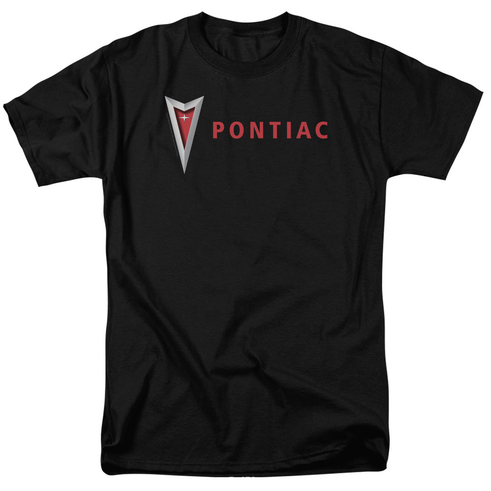 Pontiac Modern Pontiac Arrowhead Mens T Shirt Black Officially Licensed