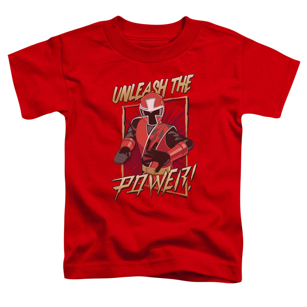 Power Rangers Unleash Toddler Kids Youth T Shirt Red