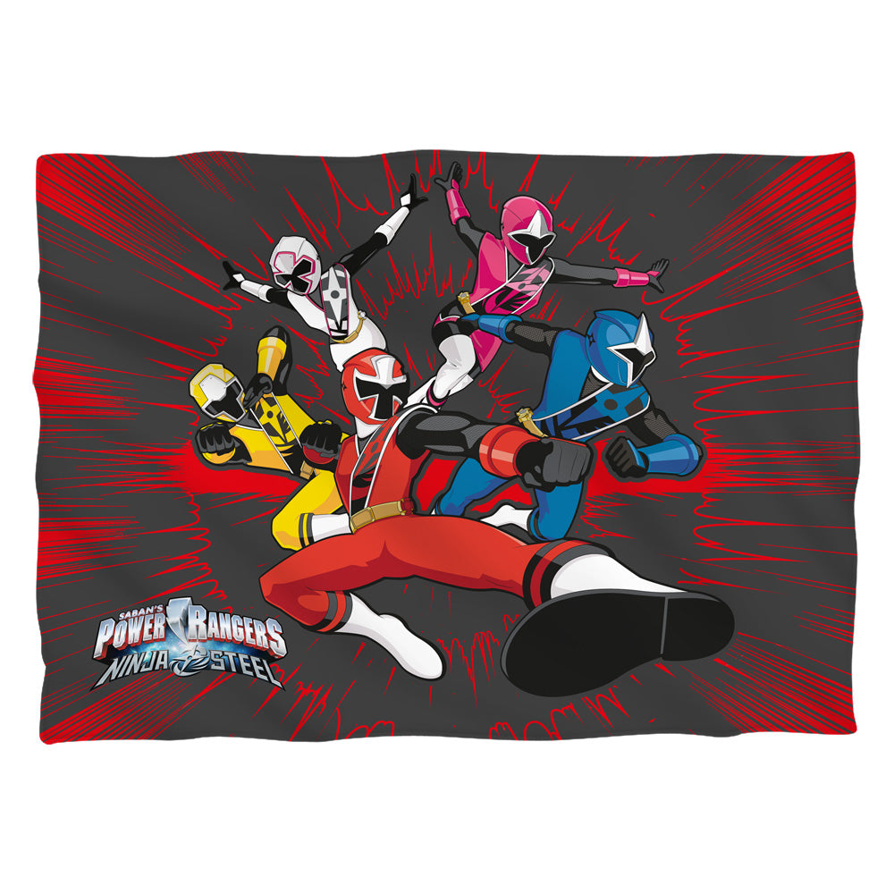 Power Rangers Ninja Steel Ninja Team Pillow Case Officially Licensed