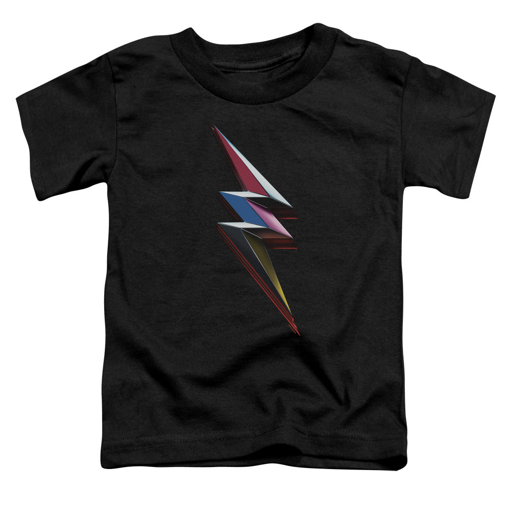 Power Rangers Movie Bolt Toddler Kids Youth T Shirt Black