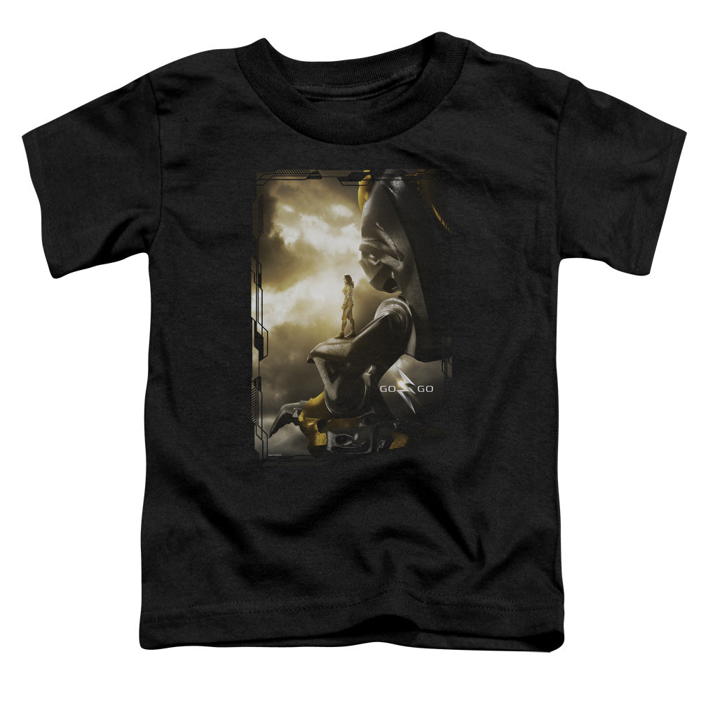 Power Rangers Yellow Zord Poster Toddler Kids Youth T Shirt Black