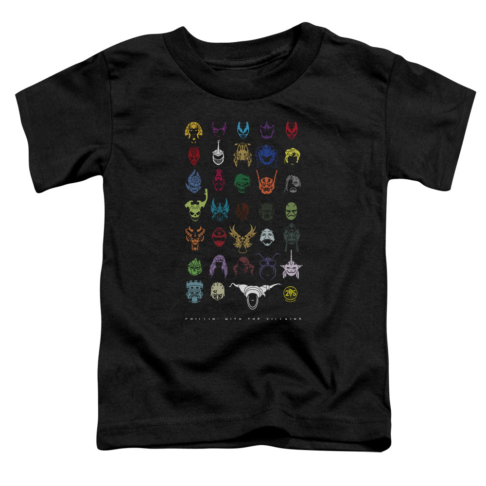 Power Rangers Villains Toddler Kids Youth T Shirt Black