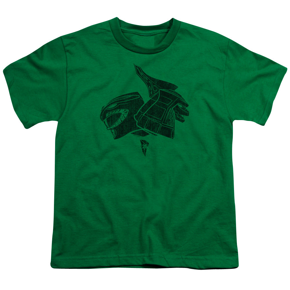Power Rangers Green Kids Youth T Shirt Kelly Green
