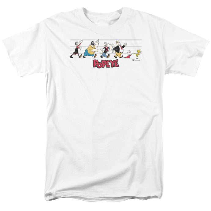 Popeye The Usual Suspects Mens T Shirt White