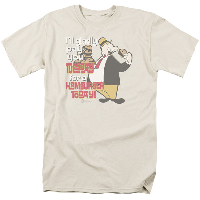 Popeye Tuesday Mens T Shirt Sand