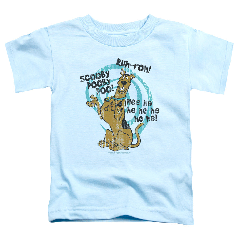 Scooby Doo Quoted Toddler Kids Youth T Shirt Light Blue