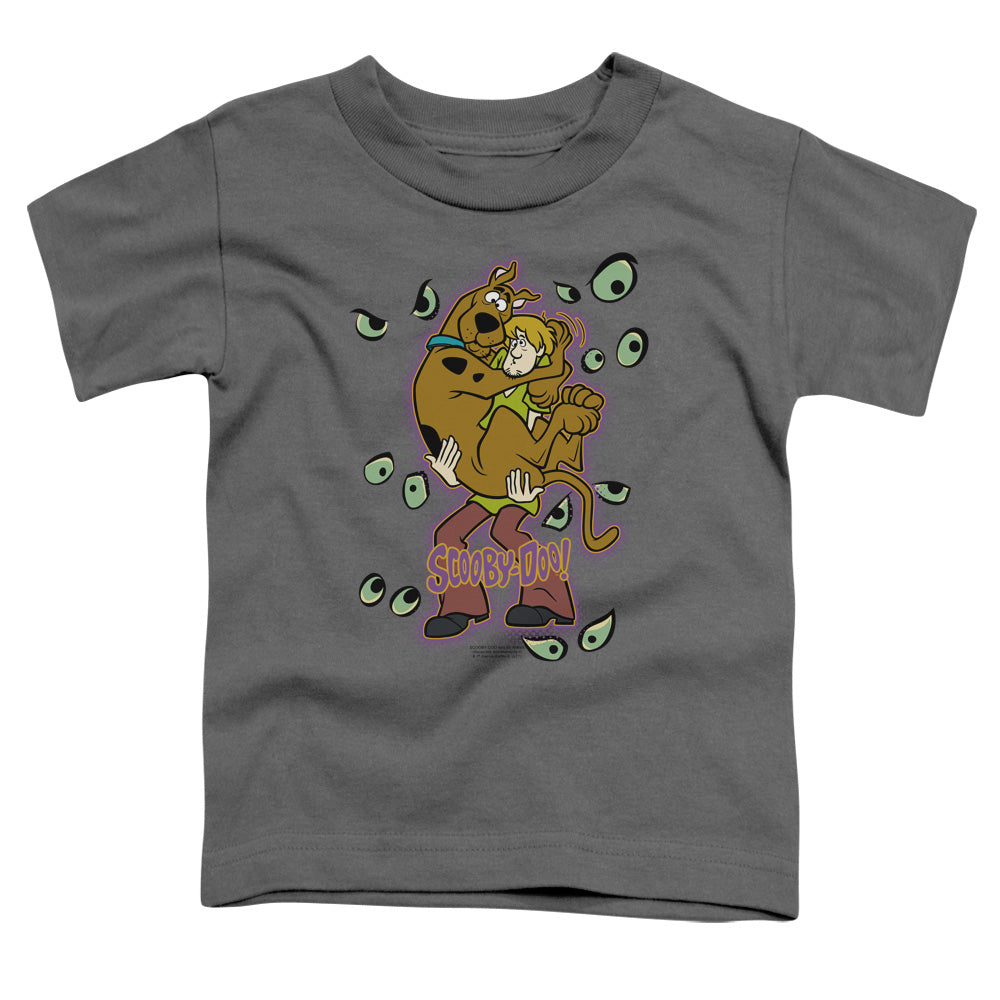Scooby Doo Being Watched Toddler Kids Youth T Shirt Charcoal