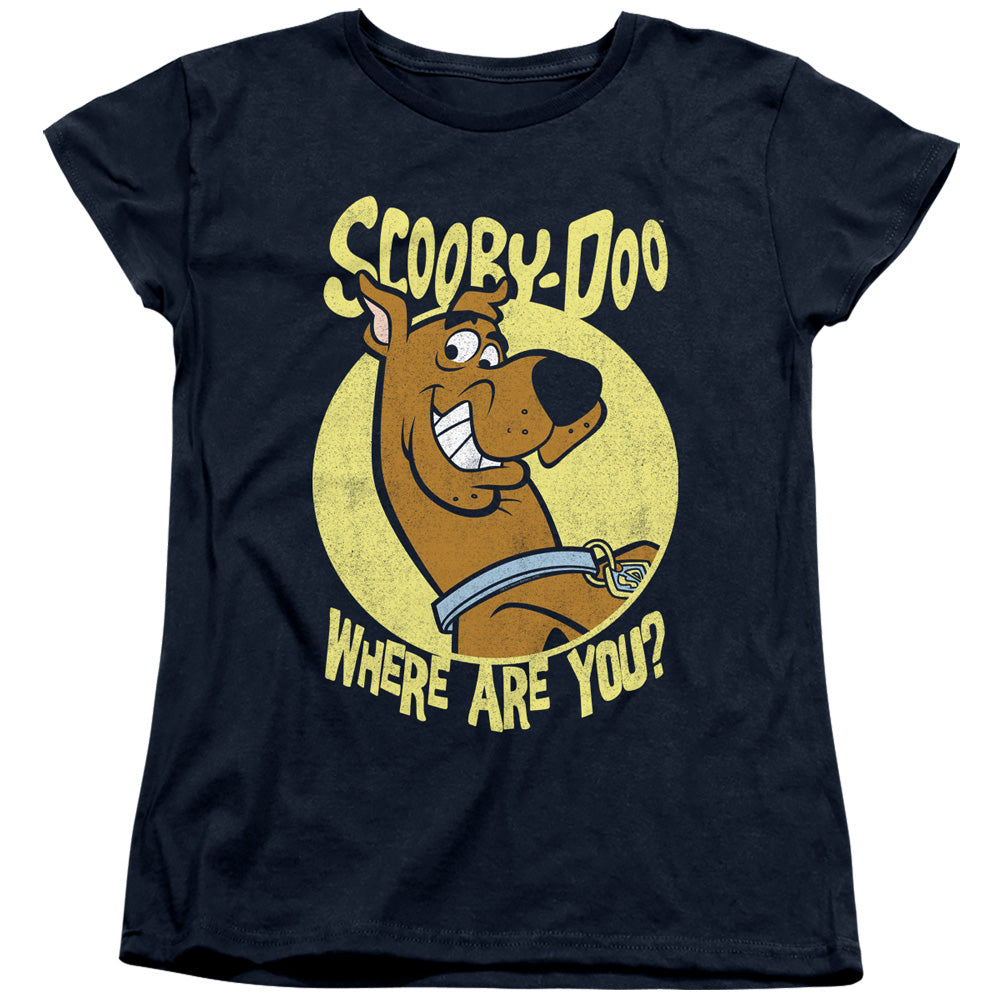 Scooby Doo Where Are You Womens T Shirt Navy Blue