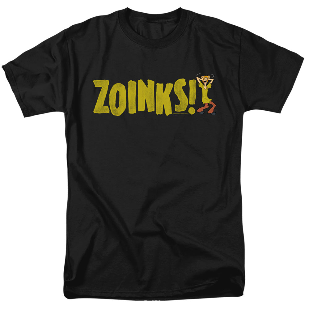 Scooby Doo Zoinks Mens T Shirt Black Officially Licensed