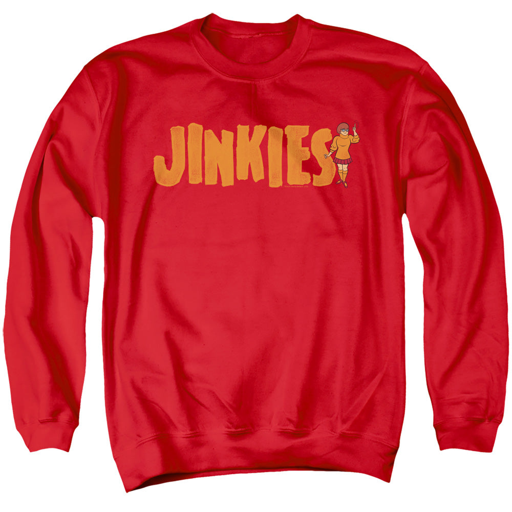 Scooby Doo Jinkies Mens Crewneck Sweatshirt Red