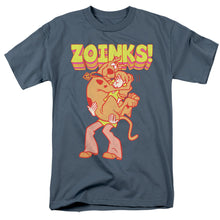 Load image into Gallery viewer, Scooby Doo Zoinks Repeat Mens T Shirt Slate