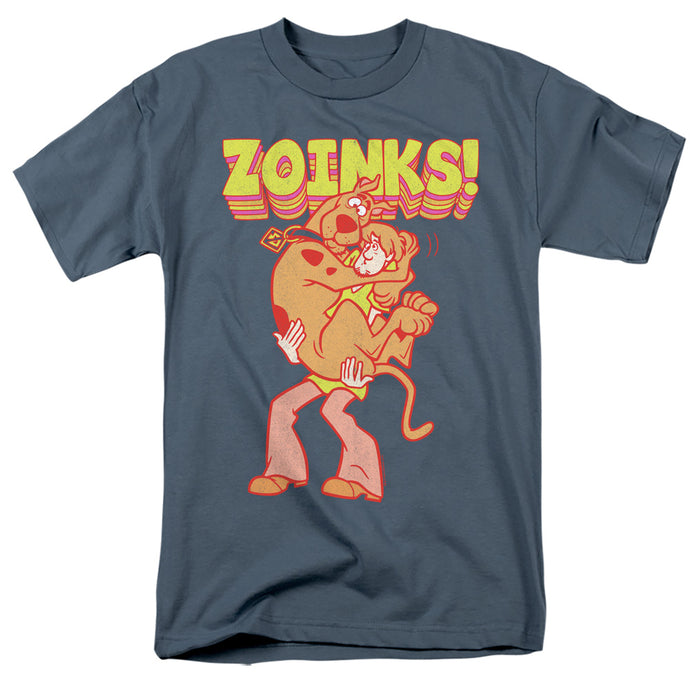 Scooby Doo Zoinks Repeat Mens T Shirt Slate