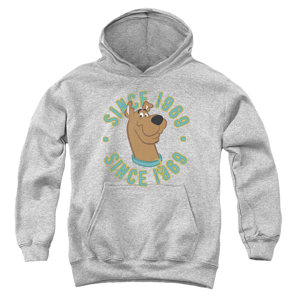 Scooby Doo Scooby 1969 Kids Youth Hoodie Athletic Heather