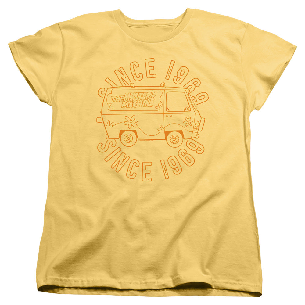Scooby Doo Mystery Machine Womens T Shirt Banana