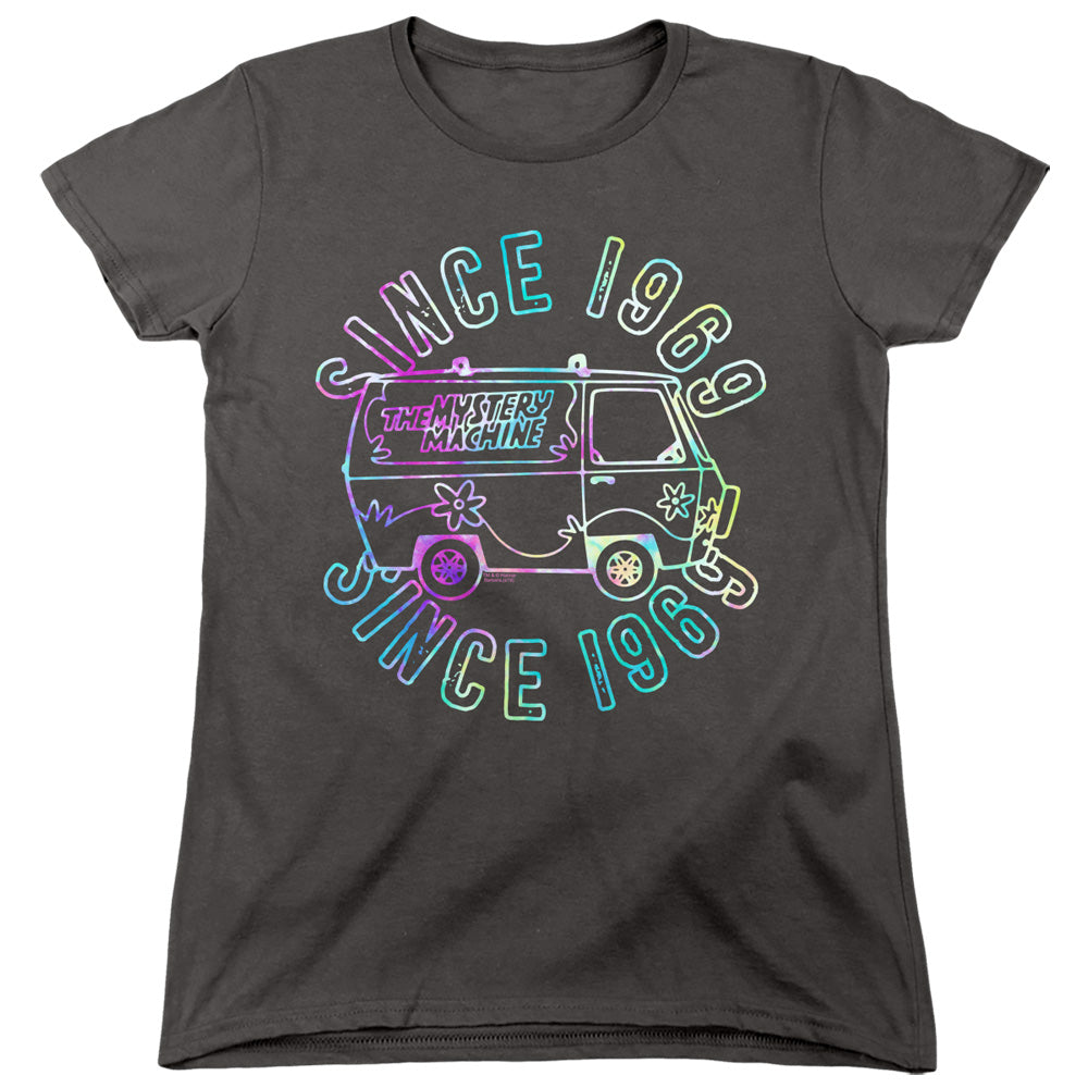 Scooby Doo Groovin 69 Womens T Shirt Charcoal