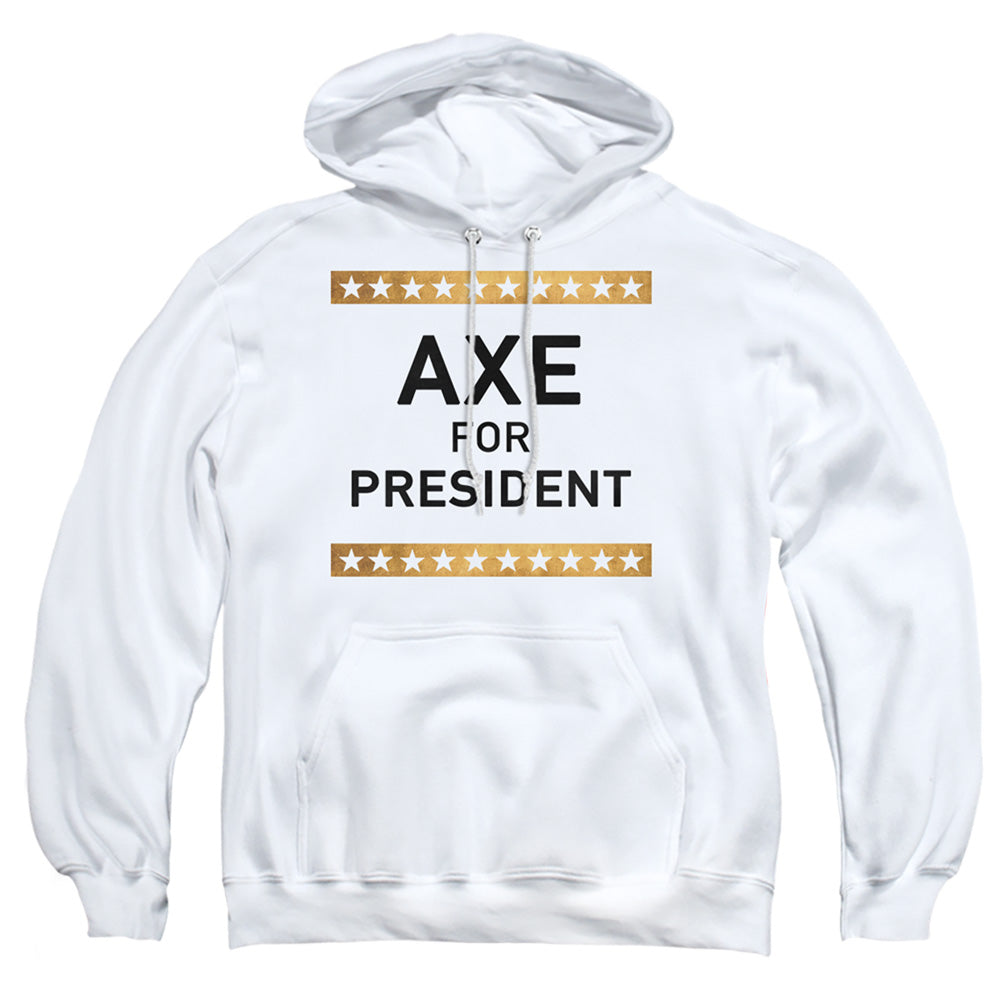 Billions Axe For President Mens Hoodie White Officially Licensed