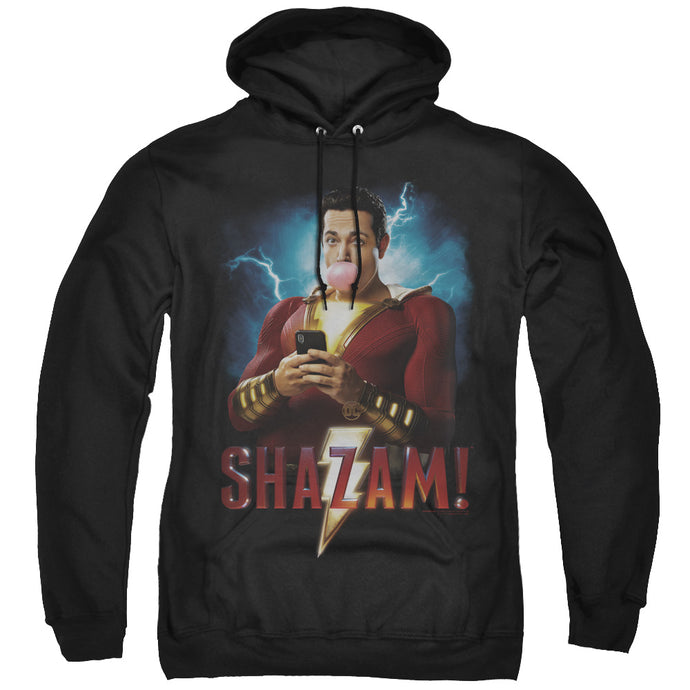 Shazam Movie Blowing Up Mens Hoodie Black