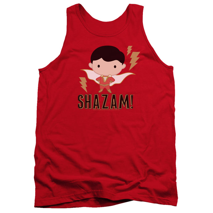 Shazam Movie Shazam Chibi Mens Tank Top Shirt Red