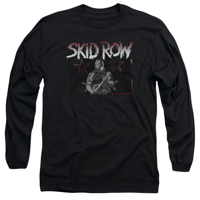 Skid Row Unite World Rebellion Mens Long Sleeve Shirt Black