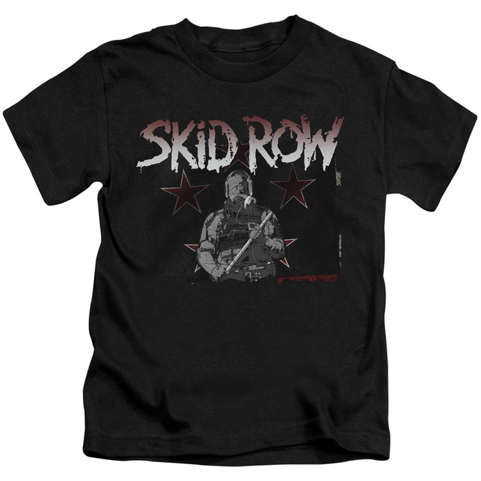 Skid Row Unite World Rebellion Juvenile Kids Youth T Shirt Black