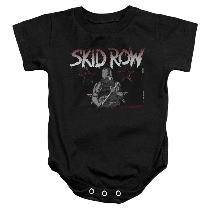 Skid Row Unite World Rebellion Infant Baby Snapsuit Black