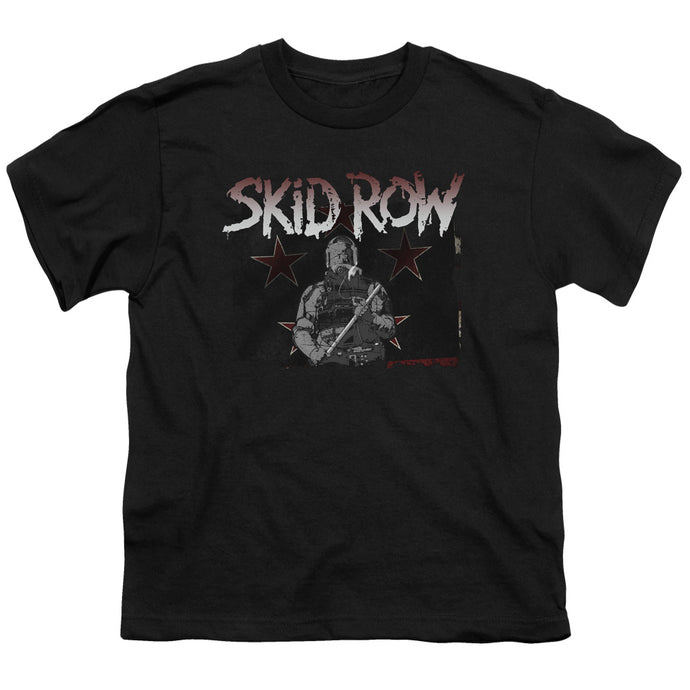Skid Row Unite World Rebellion Kids Youth T Shirt Black