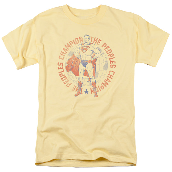 Superman Peoples Champion Mens T Shirt Yellow