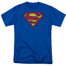 Load image into Gallery viewer, Superman Classic Logo Mens T Shirt Royal Blue