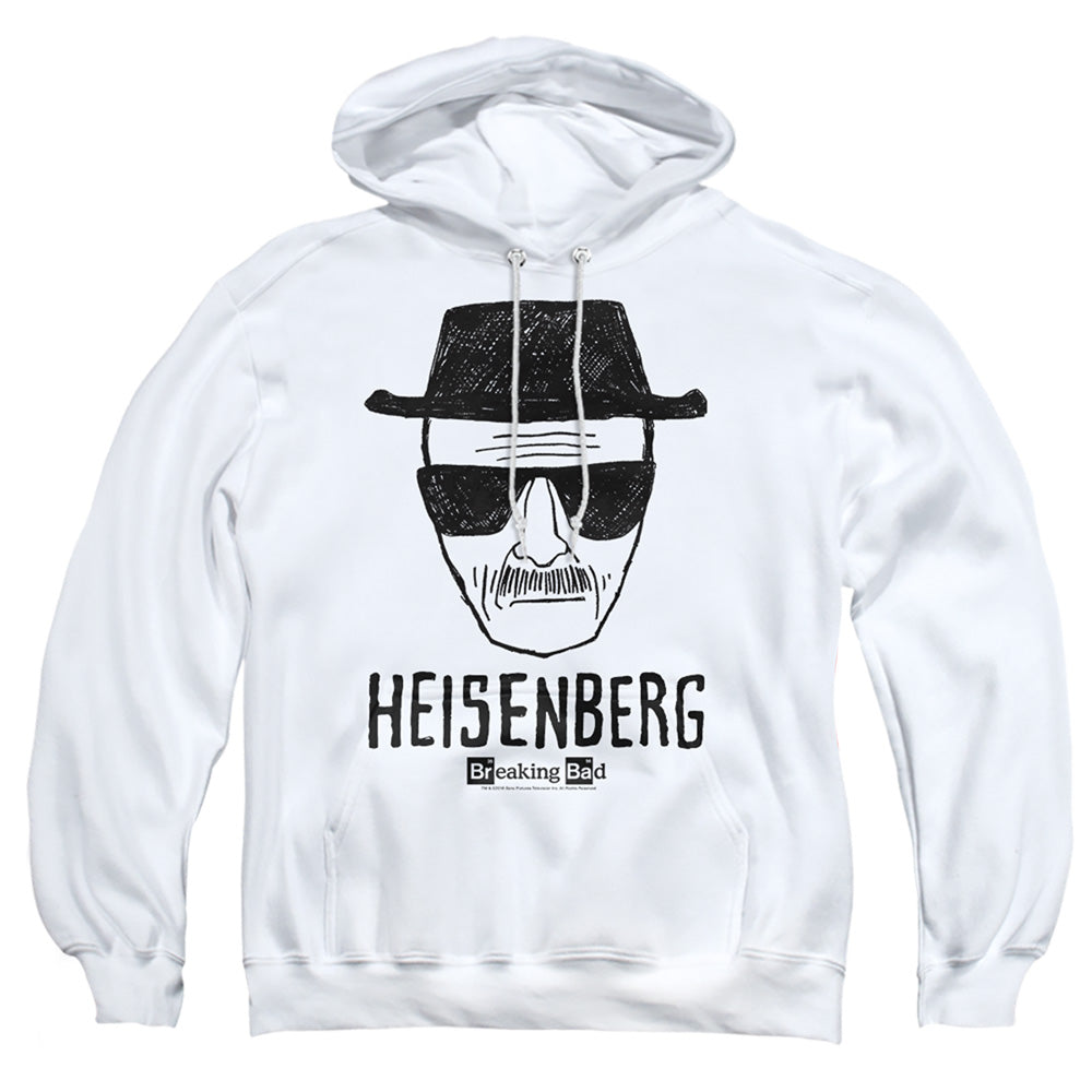 Breaking Bad Heisenberg Mens Hoodie White