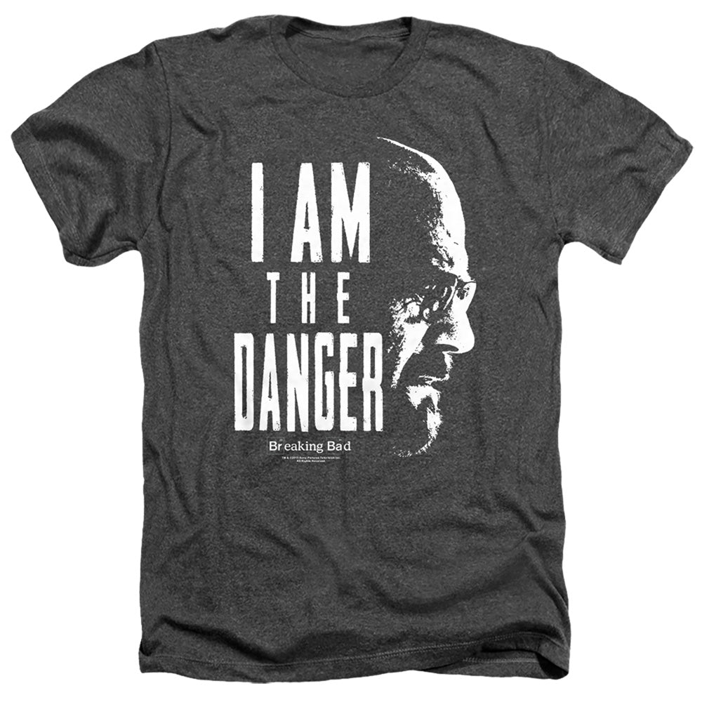 Breaking Bad The Danger Heather Mens T Shirt Black Officially Licensed