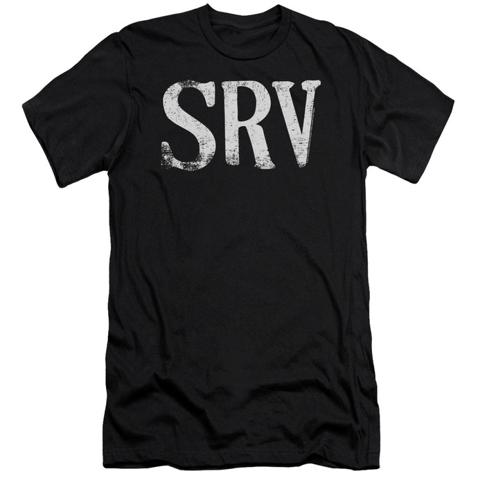Stevie Ray Vaughan SRV Slim Fit Mens T Shirt Black