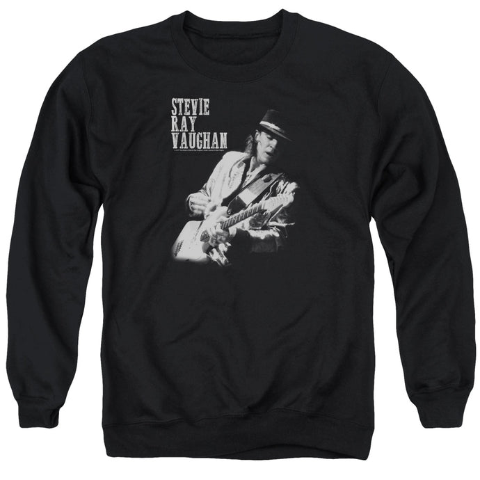 Stevie Ray Vaughan Live Alive Mens Crewneck Sweatshirt Black