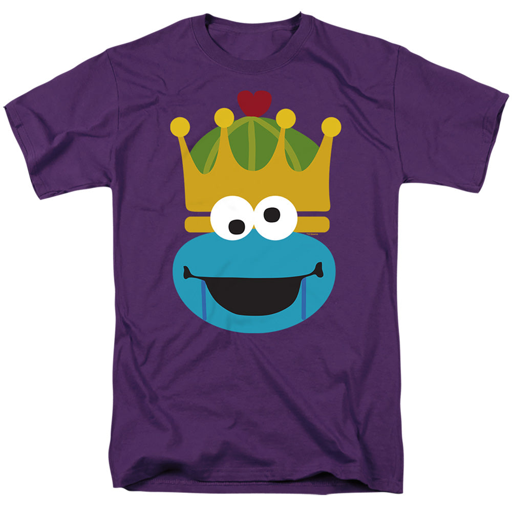 Sesame Street Christmas Nutcracker Cookie Monster Mens T Shirt Royal Blue Officially Licensed