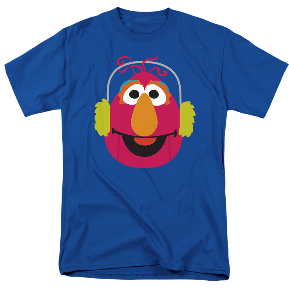 Sesame Street Christmas Nutcracker Telly Monster Mens T Shirt Royal Blue Officially Licensed