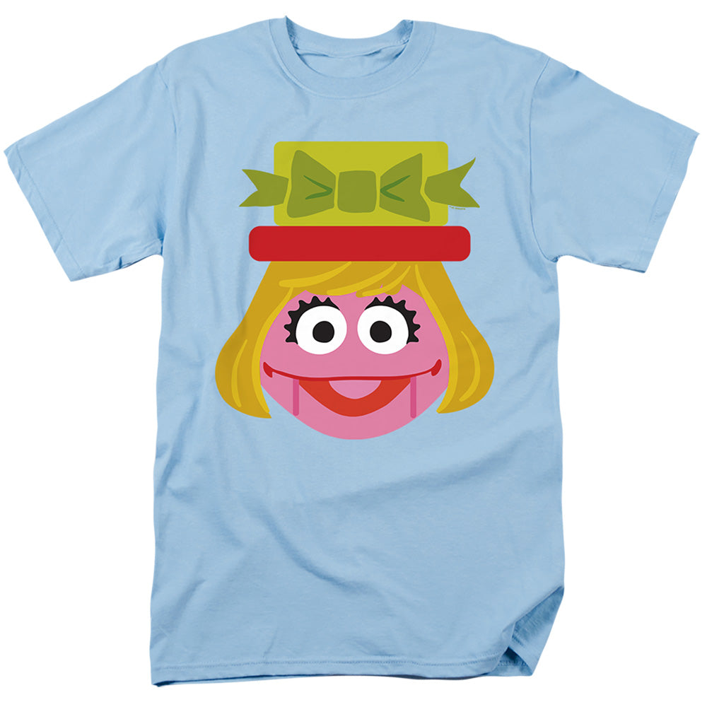 Sesame Street Christmas Nutcracker Prairie Dawn Mens T Shirt Light Blue Officially Licensed