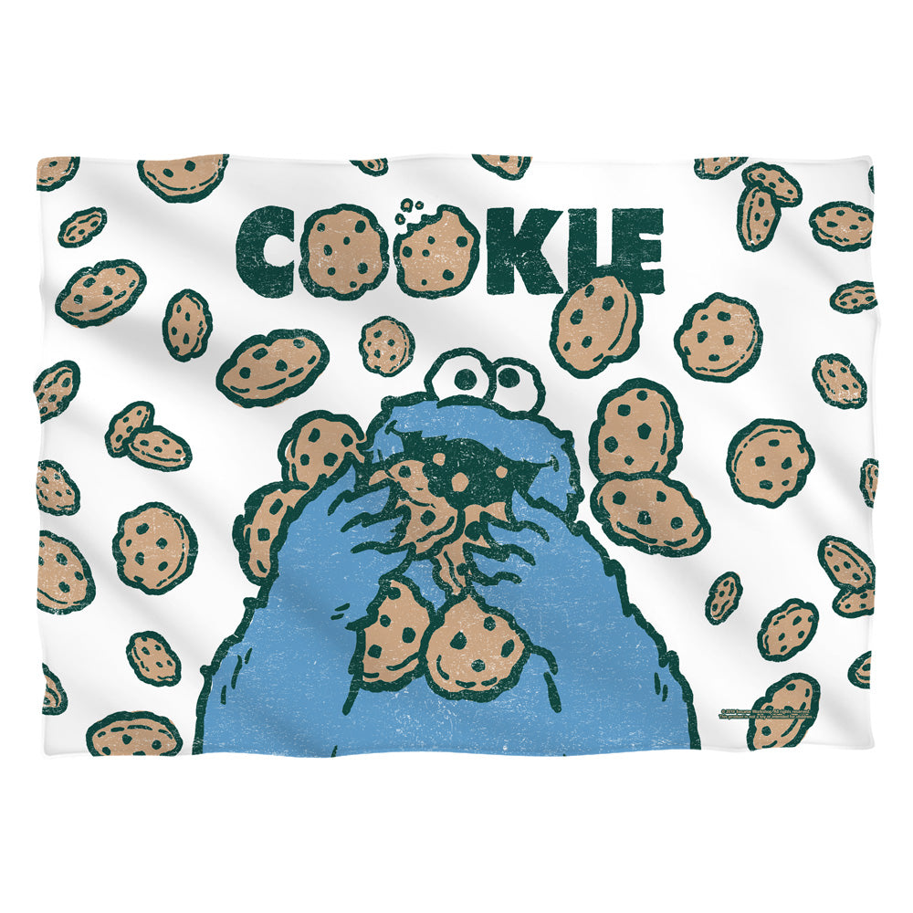Sesame Street Cookie Crumble Pillow Case Officially Licensed