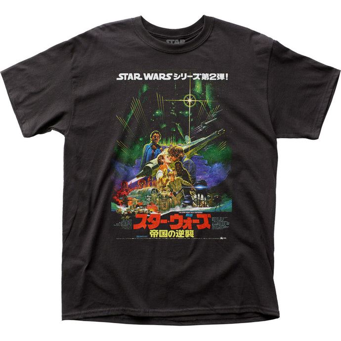 Star Wars Japanese ESB Poster Mens T Shirt Black
