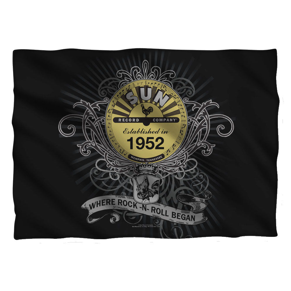 Sun Record Company Sun Rockin Scrolls Pillow Case Officially Licensed