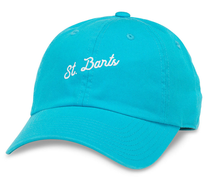 St Barts Board Shorts Curved Bill Hat Chlorine Blue