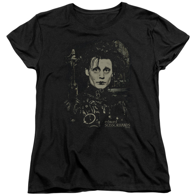 Edward Scissorhands Edward Womens T Shirt Black