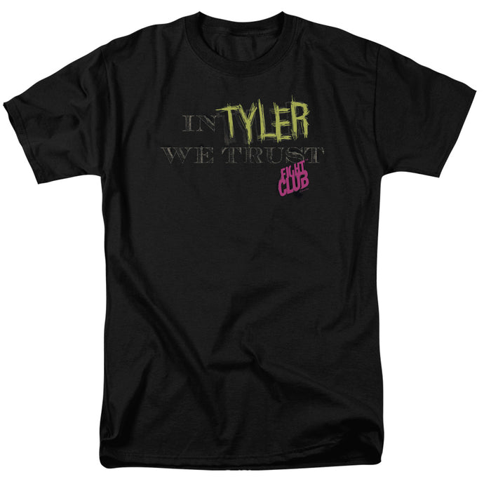 Fight Club In Tyler We Trust Mens T Shirt Black