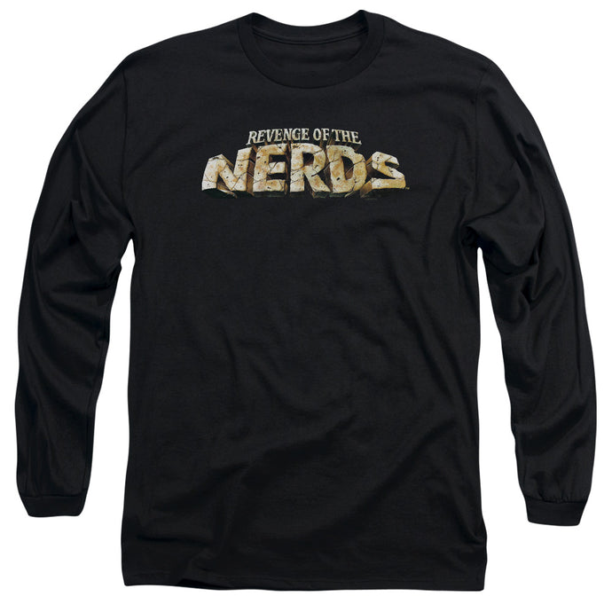 Revenge Of The Nerds Logo Mens Long Sleeve Shirt Black
