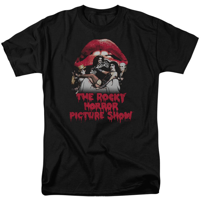 The Rocky Horror Picture Show Casting Throne Mens T Shirt Black