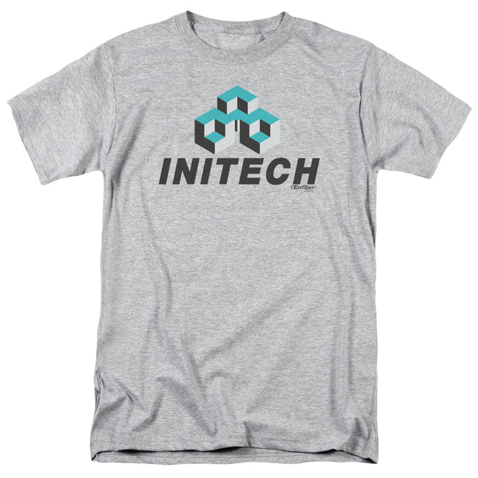 Office Space Initech Logo Mens T Shirt Athletic Heather